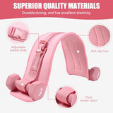 Exercise Hip Thrust Belt - Dumbbell Hip Thrust Belt, Thicken & Widen, Comfortable (Pink)