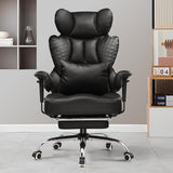 GTRACING Big and Tall Gaming Chair 400lbs Heavy Duty Office Chair with Foot Rest & Ergonomic Pocket, Matte-Black