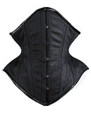 SHAPERX Women Waist Training Corsets Double Steel Boned Heavy Duty Long Torso Body Shaper, SZ1793-Black-2XL
