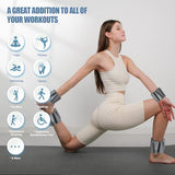Ankle Weights Set of 2 (2 lb Each) Adjustable Wrist Weights for Women Men Wearable Arm Leg Weight for Pilates, Running, Walking, Workout, Yoga, Dark Grey