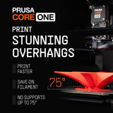 Original Prusa CORE Original Prusa CORE One, Ready-to-use 3D PrinterOne, Ready-to-use 3D Printer, Assembled and Tested, Removable Print Sheets, 1kg Prusament PLA Spool Included, Print Size 9.8 x 8.6 x 10.6 in