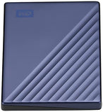 Blue, Portable External Hard Drive, backup software with defense against ransomware
