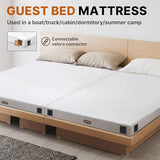 Floor GAIALOOP Memory Foam Car Camping Bed Glamping Roll Up Futon Mattress, Japanese Floor Sleeping Mat Camp Cot Mattress Pad Travel Guest Side Sleepers [Single: 75 * 30 * 3'']