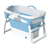 Foldable Bathtub for Adults, 20 Gallon Portable Bathtub, Collapsible Soaking Tub with High-Density PVC & Insulation Cover, Spa for Small Bathrooms, Apartments, Outdoor Use (Drain Hose Included)