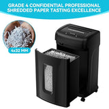 Large Commercial Heavy Duty 22-Sheet High Security Cross-Cut Paper Shredder with 9.24 Gallon Pullout Waste Bin