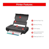 Canon PIXMA TR160 Wireless Portable Printer, 50-Sheet Paper Tray and 1.44