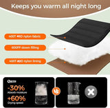 QEZER XL Sleeping Bag-600 Fill Power Down Sleeping Bag for Adults, Ultralight Ideal for Backpacking, Camping, Hiking