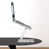 Laptop Stand Aluminum Alloy Heat Dissipation Pole Folding 360 Degree Rotating Office Stand