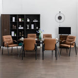 Office Guest Reception Chair Set of 6, Conference Room Chairs Waiting Room Chairs 6 Pack
