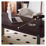 zhongxlla Standing Desk, Modern Home Office Desk Smoky Color Finish