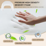 Lap Desk for Laptop, Memory Foam Arm Rest Support Gaming Pillow with Cup/Phone Pocket, Laptop Lap Desk for Working