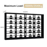LyAosdFu 5-Tier Industrial Bookshelf, White Bookcases and Bookshelves,Tall Metal Book Shelf Storage Organizer,Freestanding Bookshelf for Living Room