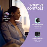 Bluetooth Headset BH71 Pro,Teams Zoom Certified,Single Ear Wireless Headset with Charging Case