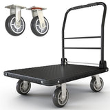 2200 lbs. Capacity Foldable Push Cart Dolly | Moving Platform Hand Truck | Heavy Duty