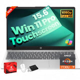 HP 15.6" FHD Touchscreen Laptop - AMD Ryzen 7 7730U(up to 4.5 GHz)