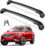 KINGGERI 300lbs Roof Rack Cross Bars Compatible with Volvo XC90 XC-90 2016-2026, Heavy Duty Anti-Theft Lockable Aluminum Roof Rails Crossbars Rooftop Accessories Luggage Racks Carrier