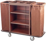Heavy-Du Rolling Service Cart, Hotel Sto Trolley, Laundry Cart, Commercial Cleaning Cart, Laundry Basket on Wheels, Space-Saving Utili Cart for Hotels and Businesses