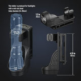 HiFOL Tactical Flashlights 2000 Lumens, Police Flashlight with Rotatable Holster for Duty Belt, Handheld Flashlights for Camping/Law Enforcement HL1