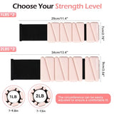 INDEPANDIA Wrist Ankle Weights for Women & Men, 4lbs Adjustable Weighted Bangles to Boost Calorie Burn & Strength, Arm & Leg Weights, Blush Beige