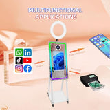 Digital Mirror Photo Booth Machine with Instant Printer Included