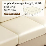 UWWGKK Waterproof Couch Covers, Stretch Couch Covers with Dirt-Resistant for Sectional Sofa,L Shape Sofa,Waterproof White Large Single Seat(1 Pcs for Large)