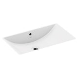 Moen White Vitreous China Undermount Sink, 23.625 X 14.75 X 7 Inch Rectangle Bathroom Sink with a High Gloss Porcelain Finish for Vanity Countertop Placement, BGCW10RU1223