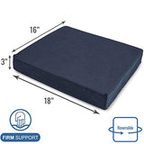 DMI Seat and Chair Cushion for Office Chairs, Wheelchairs, Scooters, Kitchen Chairs or Car Seats, FSA HSA Eligible