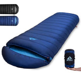 BUERTS Down Sleeping Bag for Adults. 680FP Ultralight Portable, Backpacking Sleeping Bag for Hiking, Camping, Mountaineering, expeditions and Backpacking. with Compression Sack
