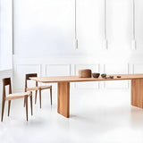 Solid Wood Dining Table, Modern Conference and Writing Desk, for Home Office