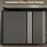 94 inch Luxury L Shaped Executive Desk, Modern Large Single Office Long Boss