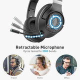 Environmental Noise Cancelling Retractable Mic for Work Office Call Center Laptop Computer