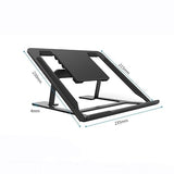 Laptop Stand Adjustable Aluminum Alloy Portable and Foldable Computer Cooling Base Desktop Stand