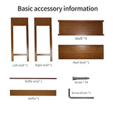 SOBIBO Bamboo Shoe Rack Organizer, 5 Tier Shoe Shelf Storage Organizer, for Entryway, Hallway, and Closet (Nature-31.5)