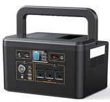 Portable Power Station 650W (1200W Peak), 576Wh Solar Generator, LiFePO4 Battery 3.5 Hour Fast Charging, Solar Generator for Home & Emergency Backup, Hurricane, CPAP (Solar Optional)