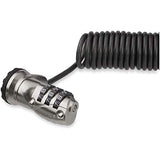 StarTech.com 6ft (1.8m) Self-Coiling Laptop Cable Lock - Portable 3-Digit Combination Security Cable Lock for K-Slot Laptop