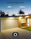 Hiseeu 5MP Outdoor WiFi Security Camera System, 10CH 8-Camera Kit