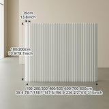 Foldable Kraft Paper Room Divider - Freestanding Privacy Screen, Adjustable Partition Wall for Indoor Use