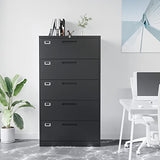 Metal Steel Filling Cabinets for Home Office - Lockable Storage Cabinet for Hanging Files Letter