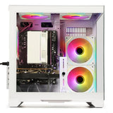 LXZ Gaming PC Desktop Computer Ryzen 5 4500 RX 6500XT 16GB RAM 512GB SSD
