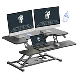 36-inch Standing Desk Converter Height Adjustable Sit to Stand Up Workstation