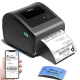 Bluetooth Shipping Label Printer 4x6, D450BT Thermal Label Printer for Shipping Packages