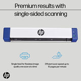 HP Small USB Document & Photo Scanner for Portable 1-Sided Sheetfed Digital Scanning
