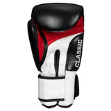 Title Boxing Classic Leather Super Bag Gloves 2.0, Black/White/Red, X-Large Title Boxing