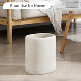 Haocoott Bathroom Trash Can, 1.6 Gallon Small Trash Can Cabinet, Simple Stone