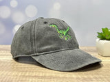 GDIQ Dinosaur Baseball Hat for Kid, Velociraptor Dino Gifts for Boys Girls