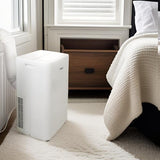 Whirlpool 12,000 BTU Portable Air Conditioner with Dehumidifier for Living Room, Apartment, or Bedroom, 115V, Portable AC for Medium Rooms up to 550 Square Feet with Remote, 3 Speeds, and Timer, White