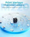 Phomemo Label Maker, M220 Thermal Label Printer, 80mm Portable Bluetooth Barcode Printer