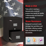 FireKing Patriot Vertical 2 Drawer Legal and Letter Fire Safe File Cabinet