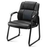 Waiting Room Chairs with Sled Base Padded Arm Rest for Meeting Conference Office Home