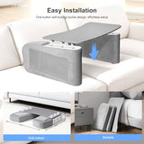 Reading Pillow for Gaming with Ergonomic Arm Rests, Wooden Lap Desk for Laptop